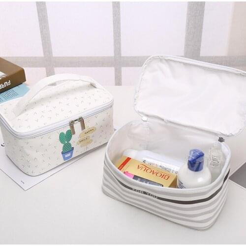 10PCS/LOT New Arrival Large Capacity Cosmetic Bag Korean Makeup Bag For Women Portable Storage Bag Multi-function Comestic Bag