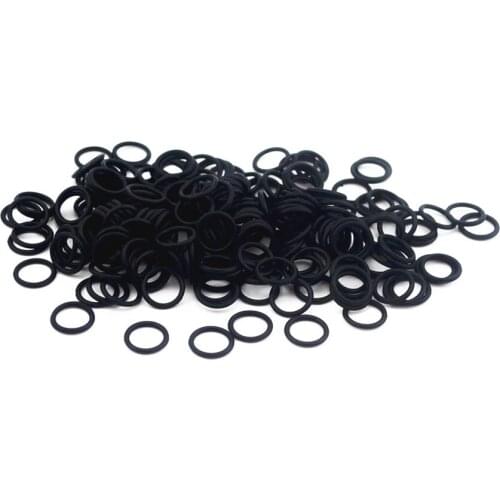 10Pcs High quality Black "O" Type Sealing Rubber Ring Gaskets 10/11/12/13/14.5/16*0.5 MM