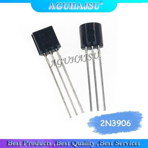 100PCS 2N3906 TO-92 TO92 0.2A 40V PNP Transistor new original