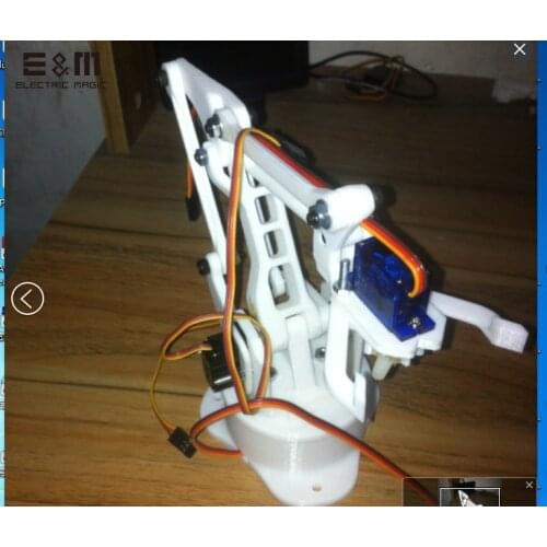 3D Printing ABB IRB460 Industrial Robot Five 5 Shaft Stacking Robot Manipulator Arm Hand Model CNC Five 5 Degrees Freedom