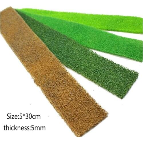 5*30cm Diy Handmade Sand Table Model Material Hedges Landscape Sponge Simulation Shrub For Architecture Ho Train Layout Design