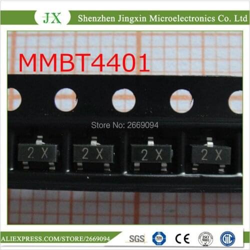 500pcs MMBT4401LT1G SOT23 MMBT4401 SOT SMD 40V 600mA new and original
