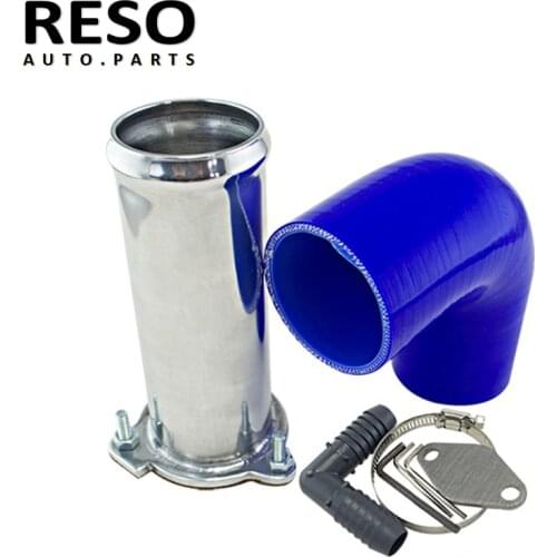 55mm EGR and TDI Cooler Delete Race Pipe Block Off BRM For MK5 VW Jetta Golf 05-06