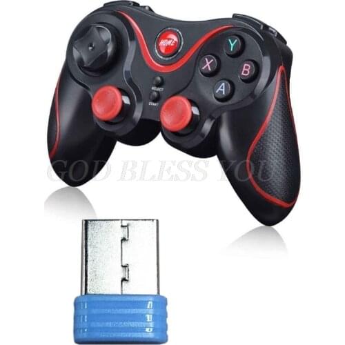 Adapter USB Receiver Bluetooth Wireless Gamepad Console Dongle For T3 / NEW S5 (Red) Game Controller Drop Shipping