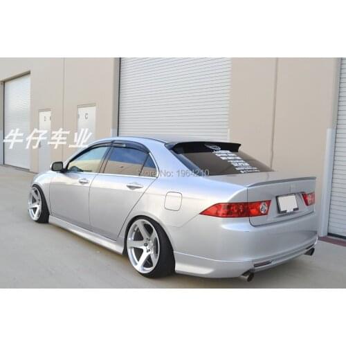 Car Styling For Honda Accord CL7 CL9 4dr 2004-2008 ABS Plastic Material Rear Roof Spoiler Sun Visor Window Spoiler Wing