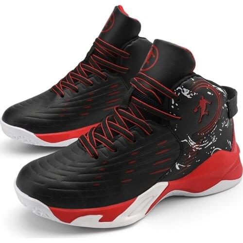 New Boys Basketball Shoes High Top Non-slip Kids Sneakers Children Outdoor Rubber Sports Trainer Shoes Basket Ball Shoes Child