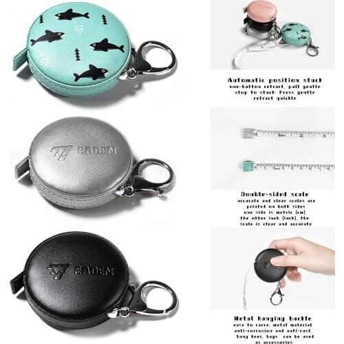 150cm Tape Measures Double-sided Retractable Body Height Measuring Meter Ruler for Waist Circumference Sewing Tailo Leather Box