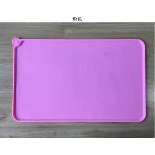 Environmentally friendly silicone pet place mat waterproof car pet silicone pad for cats and dogs pet silicone food