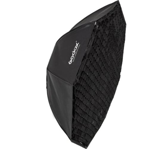 Godox 120cm Octagon Flash Speedlite Studio Photo Light Soft Box w/ Grid Honeycomb Umbrella Softbox Bowens mount