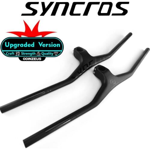 Syncros Custom Full Carbon Fiber Mountain Bike Integrated MTB Parts FRASER IC SL -17 Degree Bicycle Handlebar