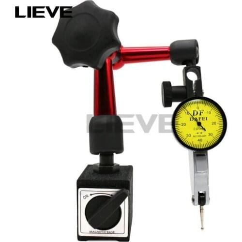 New Mini Universal Flexible Dial Test Indicator Magnetic Base Holder Stand Magnetic Correction Gauge Stand Indicator Tool