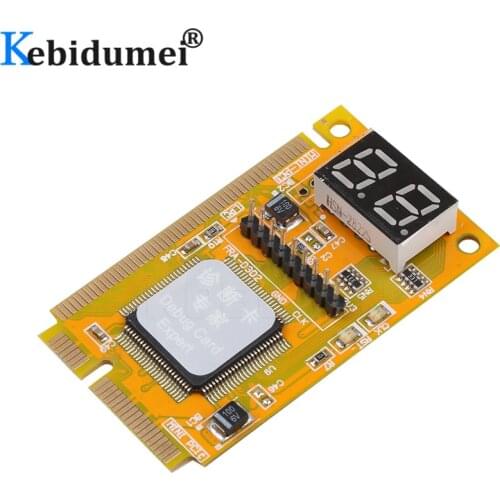 Mini PCI-E LPC PC Analyzer Tester POST Card Test 3 in 1 For Notebook Laptop Hexadecimal Character Display