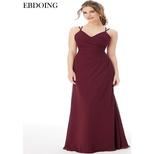 Newest Bridesmaid Dresses Sweetheart Neckline A-line With Shoulder Straps Robe De Soiree Floor-length Wedding Party Dresses