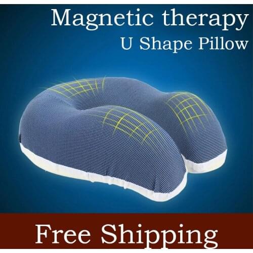 2014 New Almofada De Pescoco Travel U Shape Neck Pillow To Sleep High Quantity Magnetic Therapy Airplane Headrest Free Shipping