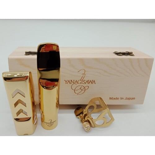 Professional Tenor Soprano Alto Saxophone Metal Mouthpieces Gold Plated Senior Sax Mouth Pieces Accessories Size 5 6 7 8 9