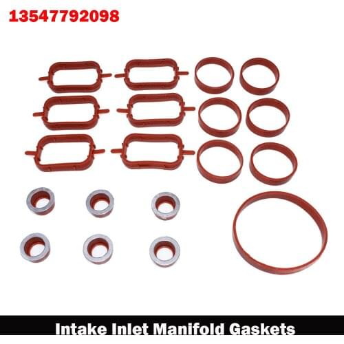 Intake Inlet Manifold Gaskets for BMW M47 E87 E46 E90 E91 E92 E93 E39 E60 M57 11612246945 13547792098 11612246949 11612245439
