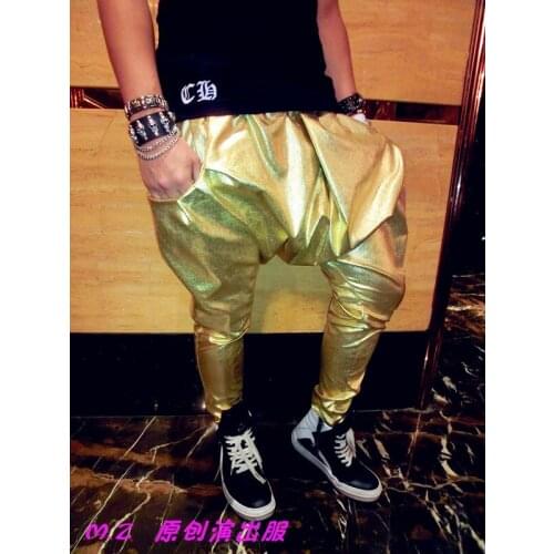 S-3xl ! 2020 Free Shipping Mens Ds Costume Combination Exo Three-color Harem Pants Singer Costumes Clothing