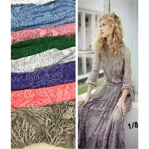Grass Dyed Silk Along The Fiber/mulberry Silk Embroidery Flower Bud Fabrics The Latest Speculation Color High-grade