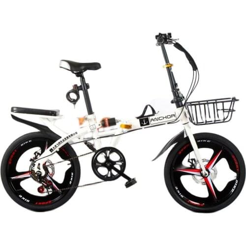 16 inch adult folding bicycle adult student mens and womens variable speed ultralight portable mini bicycle
