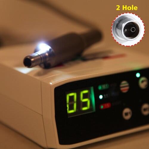 Dental Brushless LED Electric Micro Motor 2 Hole Internal Spray Fit NSK Increasing Handpiece