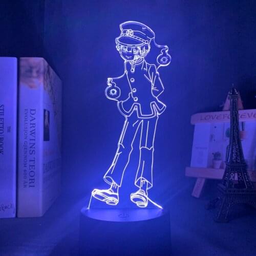 Manga Toilet Bound Hanako Kun Led Night Light for Bedroom Decor Colorful Nightlight Anime Gift 3d Lamp Toilet Bound Hanako Kun