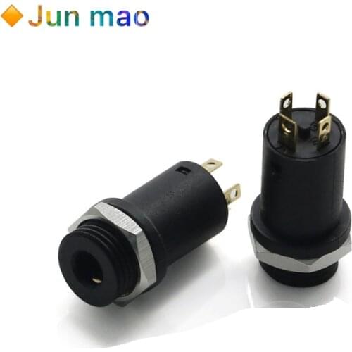 5 PCS 3.5mm 4 Channel Female Headphone Stereo Jack Panel Mount Connector Audio Video Vertical Socket Gold Plated High Quality