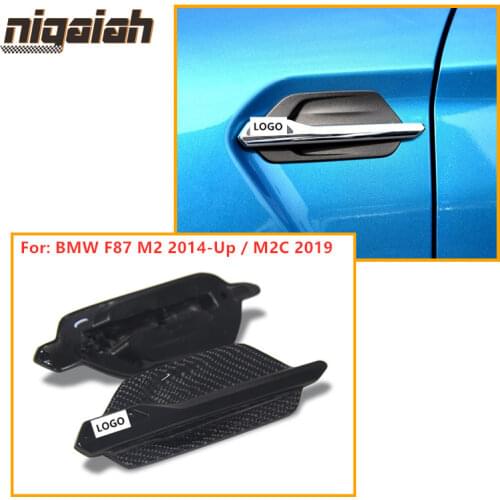 Carbon Fiber Fender Trims For BMW M2 F87 2014 2015 2016 2017 2018 2019 M2C 2019 Car Styling Air Vents Covers Exterior Auto Parts