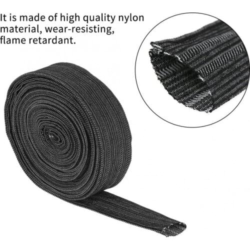 25'Denim Protective Sleeve Sheath Cable Cover Welding Tig Torch Hydraulic Hose Denim Protective Cover