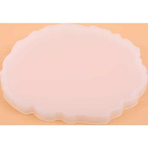 1 Pc Irregular Silicone DIY Wave Coaster Mold Diamond Rectangle Shaped Cup Pad Resin Jewelry Accessories Molds Resin Tools