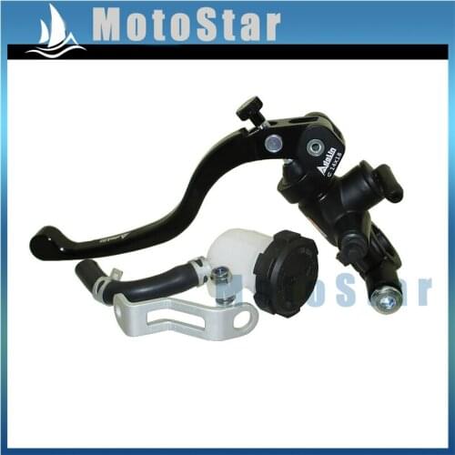 14x18 Left Racing Adelin Hydraulic Brake Clutch Master Cylinder Lever For Pit Dirt Bike Motorcycle Moped Scooter