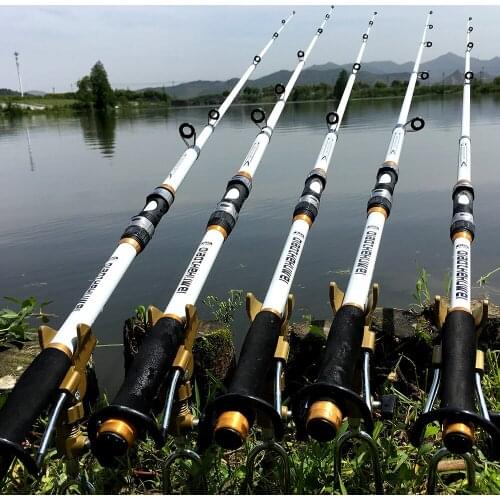 2.1m -3.6m Carp Fishing Rod Feeder Hard FRP Carbon Fiber Spinning Telescopic Fishing Rod