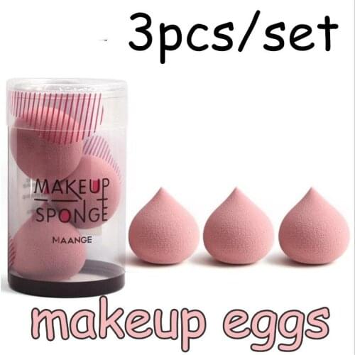 3pcs Fruit Beauty Makeup Egg Wet and Dry Dual Purpose Soaking Sponge Face Liquid Foundation Cream Make Up Cosmetic Powder Puff