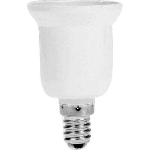 Light Bulb Adapter Lamp Holder Converters Converter E14 TO E27 Fireproof Socket Lamp Holder Socket Light Bulb Base Type Adapter