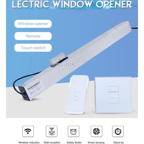 Wireless Electronic Motorised Window Opener Winder Electric Remote Control 100mm/300mm/400mm/50mm