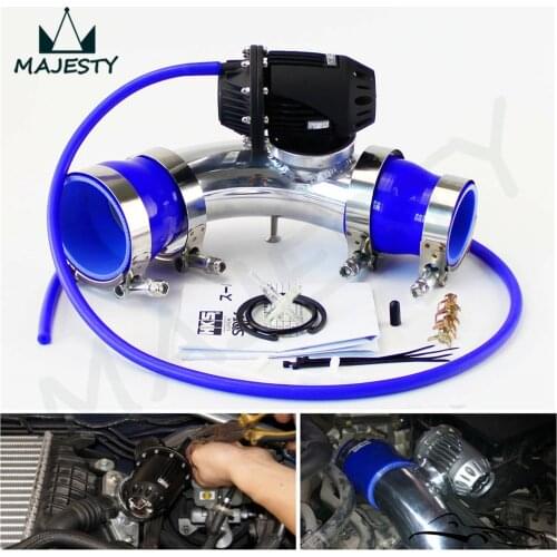 Black SQV Blow Off Valve BOV IV 4 kit TURBO PIPE kit for HYUNDAI GENESIS COUPE 2.0T blue reducer Hose+blue vacuum hose