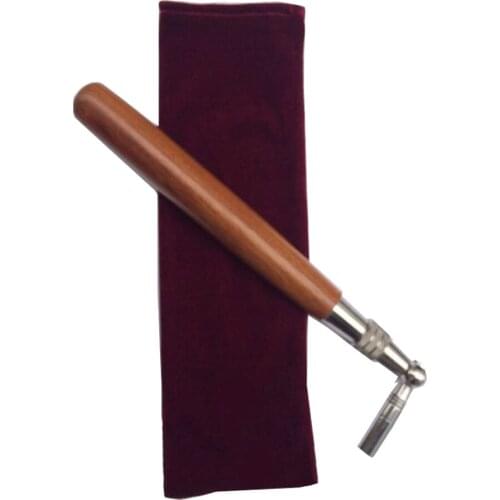 Wooden Handle Piano Tuning Wrench Hammer Lever Piano Tuner Tool Repair Musical Instruments Tool for Piano Player12.20*2.17inch