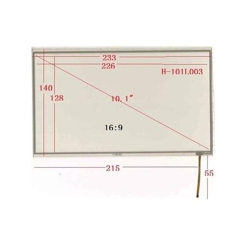 H-101L003 New 10.1 inch touch screen 233*140 mm 16:9 flat screen touch screen