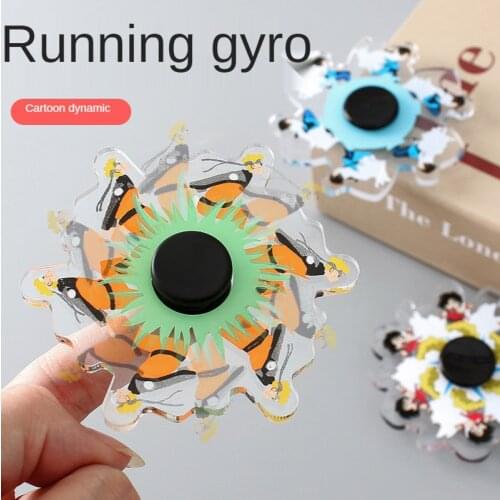 Fingertip Spinner Toy Dynamic Special Effects Cartoon Fingertip Spinner Finger Dynamic Spinner Decompression Toy