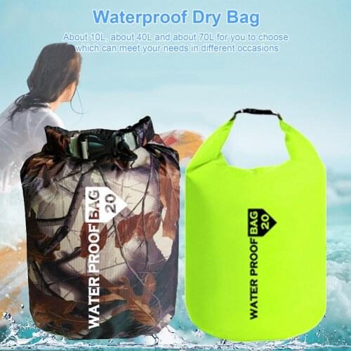 Outdoor Swimming Diving Camouflage ​anti-seepage Water Bag Ultra-light Mobile Phone Clothing Anti-steal Beach Tracing Bag