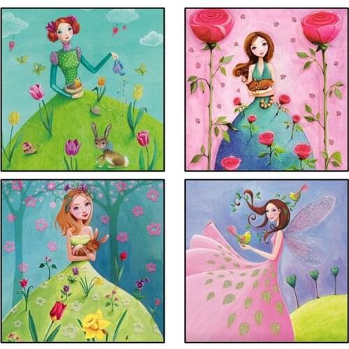 5D DIY Diamond Painting Beauty Flower Girl Diamond Embroidery Full Cross Stith Mosaic Picture Of Rhinestones Home Decor gifts