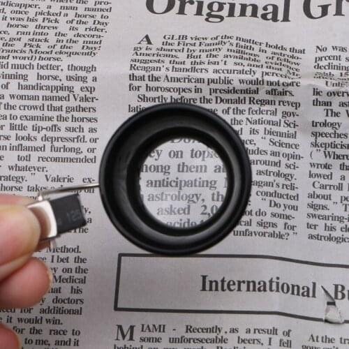 Clip-On Eye Glasses Loupe Jeweler Opti Magnifier Magnifying Jewelry Watch Repair K3ND