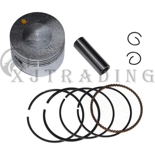 52mm 13mm Piston Pin Ring Set Kit For Chinese Lifan 110cc Engine 4 Wheeler Motorcycle Pit Dirt Trail Motor Bike ATV Quad