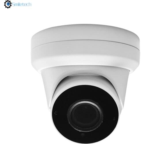 Indoor H.265 smart 5MP POE dome Motorized Zoom 2.8-12mm lens 30m ir distanc dome onvif network IP dome camera