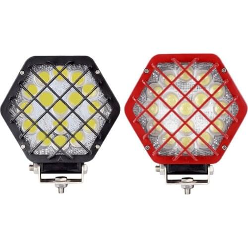 48W 16LED Work Light Flood Beam Bar Car SUV ATV Off-Road Driving Fog Lamps