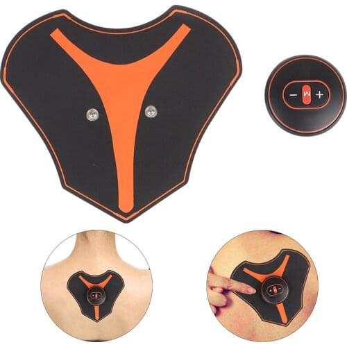 Mini Electric Neck Back Massager Muscle Stimulator Therapy Pressure Pain Relieve Swollen Cervical Shoulder Remover