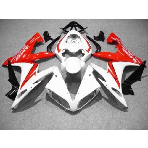 Motorcycle Fairing kit for YAMAHA YZFR1 04 05 06 YZF R1 2004 2005 2006 YZF1000 ABS WHITE RED Fairings set+7gifts YF16