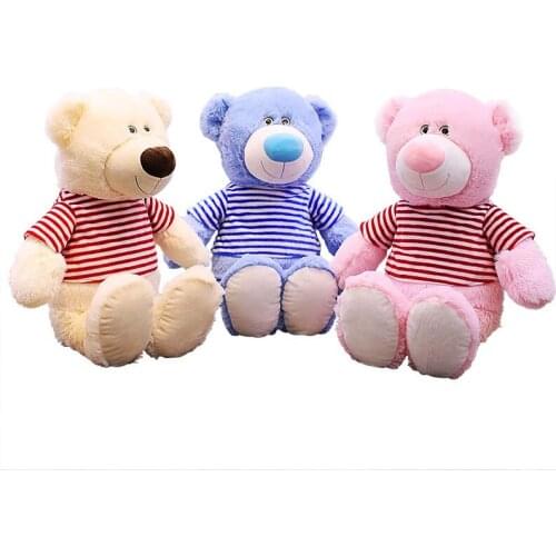 Dressing bear doll sweater bear plush toy rag doll big bear sleeping pillow girl gift