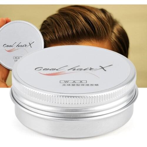 50g Natural Hair Wax Water Based Men Hair Styling Pomade Hair Strong Modeling Wax Cream Hairstyle Slicked Shiny Keep Wax