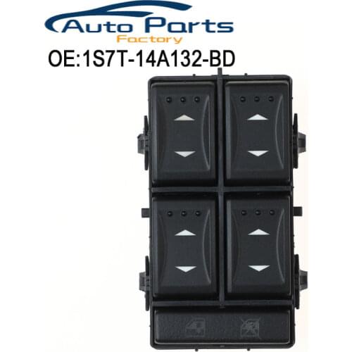 New 11 Pins Front Left Auto Power Window Switch For Ford Mondeo 1S7T-14A132-BD 1S7T14A132BD