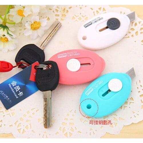 Pen knife small mini letter knife of fine arts in 2050 South Korea lovely mini portable hanging hole